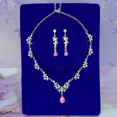 Conjunto fiesta stras rosa 1