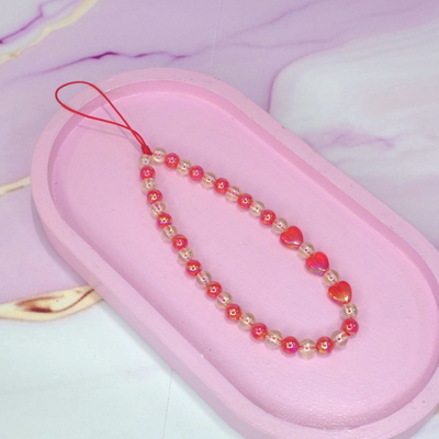 Strap Corazones Rojos tornasol