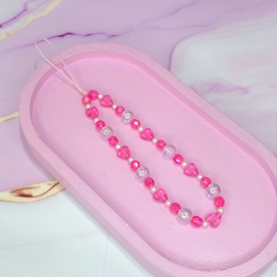 Strap Corazones violeta tornasol