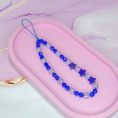 Strap Estrellas Azul tornasol 