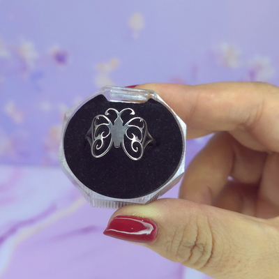 Anillo Mariposa G calada AQ