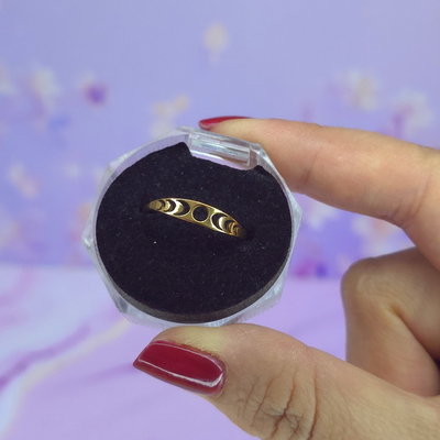 Anillo faces de Luna AD