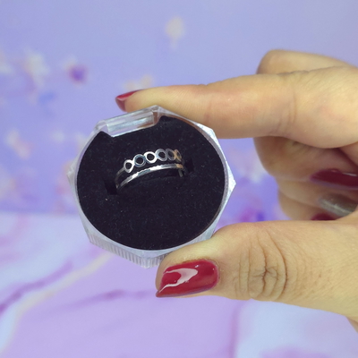 Anillo infinito doble AQ