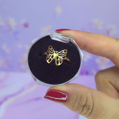 Anillo Mariposa calada AD