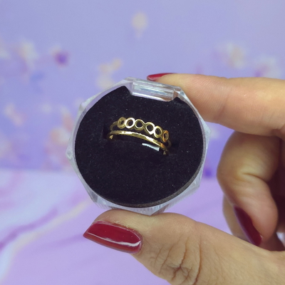 Anillo infinito doble AD