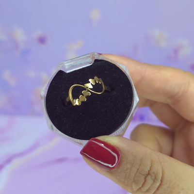 Anillo Infinito Corazones AD