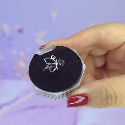 Anillos Mariposa calada Flor AQ