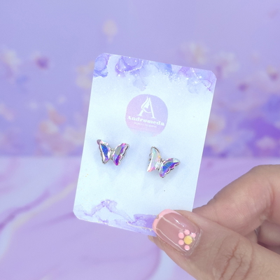 Aros pasante mariposa tornasol AQ