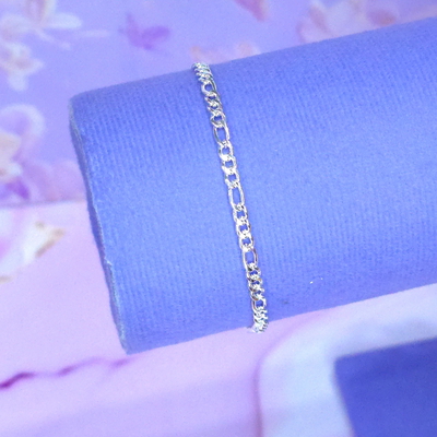 Pulsera eslabon chato irregular AB 