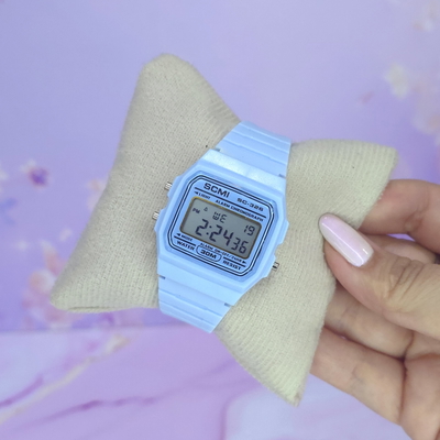 Reloj Digital Lucy celeste 