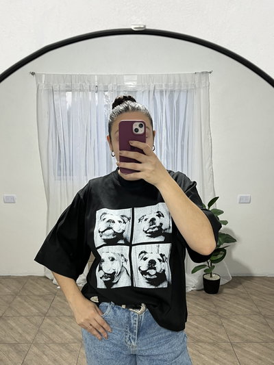 Remera Bull negro