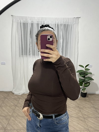 Polera Andina Chocolate