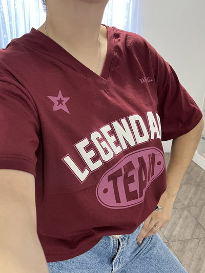 Remera Legandary bordo