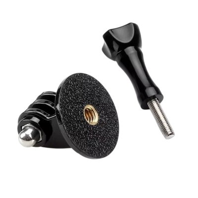 Adaptador Rosca 1/4" a Gopro con tornillo - Plástico