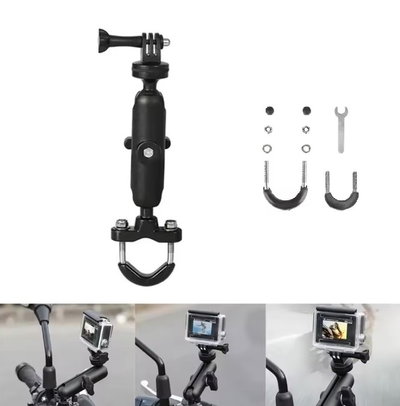 Soporte 15cm doble rotula para Gopro/insta360