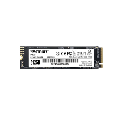 DISCO SSD PATRIOT P320 SOLID 512GB M.2 PE000997