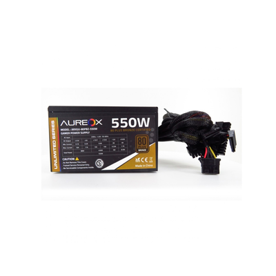 FUENTE GAMER AUREOX 550W BRONZE 80+PSU
