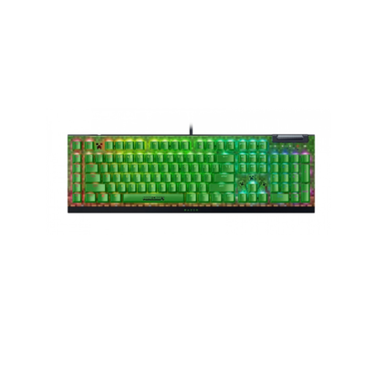 TECLADO GAMER RAZER BLACKWIDOW V4 X MINECRAFT EDITION GREEN-SWITCH US-EN