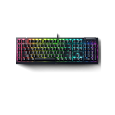 TECLADO GAMER RAZER BLACKWIDOW V4 X YELLOW-SWITCH LINEAR SILENT ESPAÑOL
