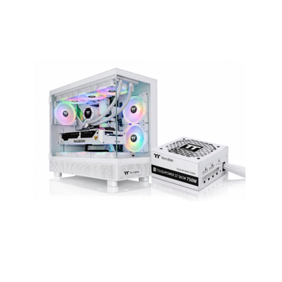 Gabinete c/fuente View 270 + 750w 80 Plus Gold (White Edition)