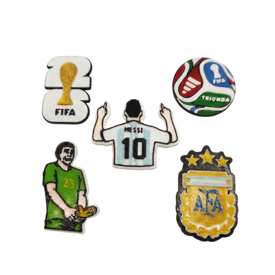 Kit 5 imanes MUNDIAL