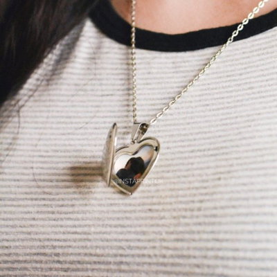 Collar Corazón calado