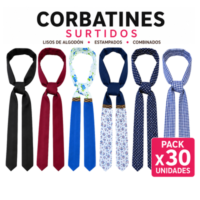 Corbatines Surtidos - Pack x30 unidades