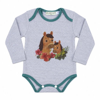 Body de colores - Estampas de caballos