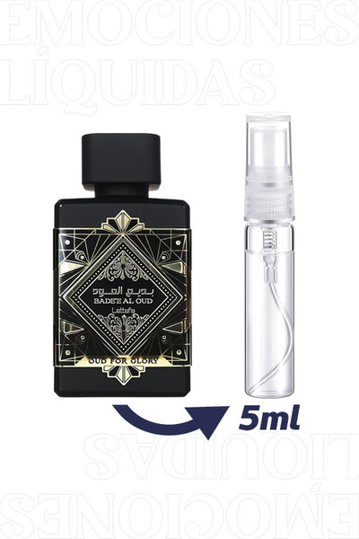 Decant 5ML Lattafa Bade'e Al Oud Oud for Glory
