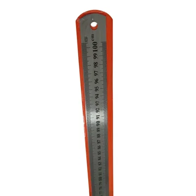 REGLA 100 CM DE ACERO INOXIDABLE