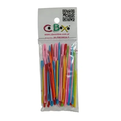 AGUJA PLASTICA PARA LANA X 60 UNID