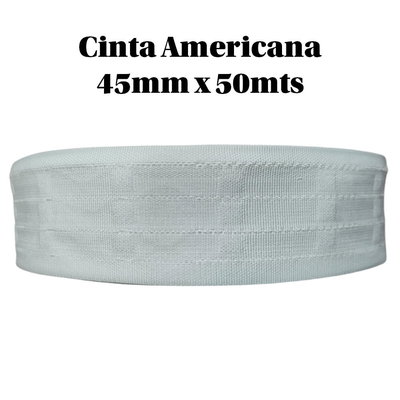 CINTA AMERICANA ANGOSTA 45mm x 50 metros