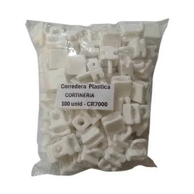 CORREDERA PLASTICA X 100 UNID