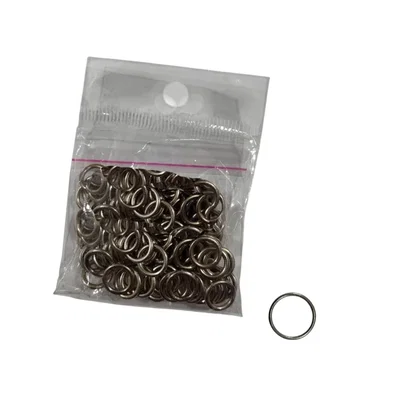 ARGOLLA PARA CORPIÑO DE ZAMAC 10 MM X 100 UNIDADES