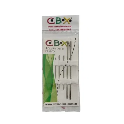 BLISTER DE AGUJA PARA CUERO BLISTER X 6 UNIDADES