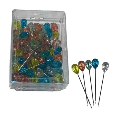 ALFILER GOTA CABEZA DE VIDRIO X 100 UNIDADES