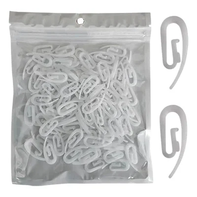 GANCHO RUFLETE PLASTICO X 50 UNIDADES