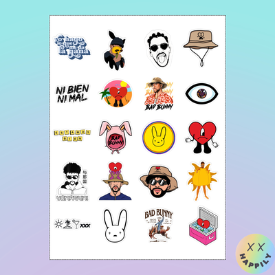 Stickers Bad Bunny 