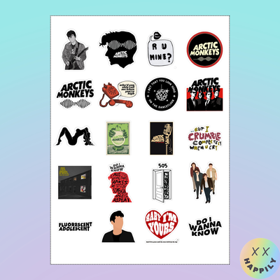 Stickers Arctic Monkeys (VARIOS MODELOS)