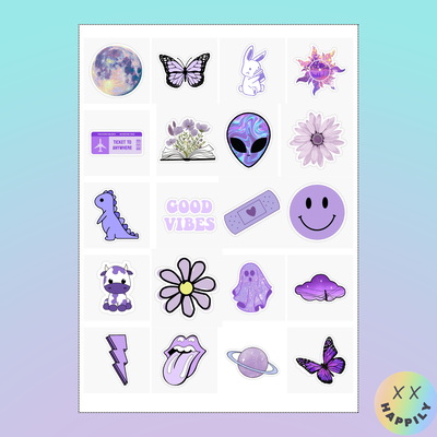 Stickers Violetas
