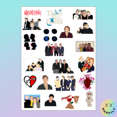 Stickers 5SOS (VARIOS MODELOS)