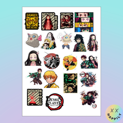 Stickers Demon Slayer