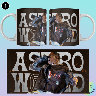 Tazas Travis Scott #1 ( Varios modelos)