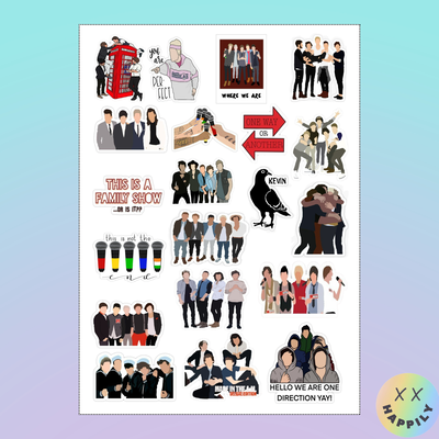 Stickers One Direction (VARIOS MODELOS)