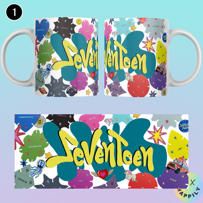 Tazas Seventeen #1 ( Varios modelos)
