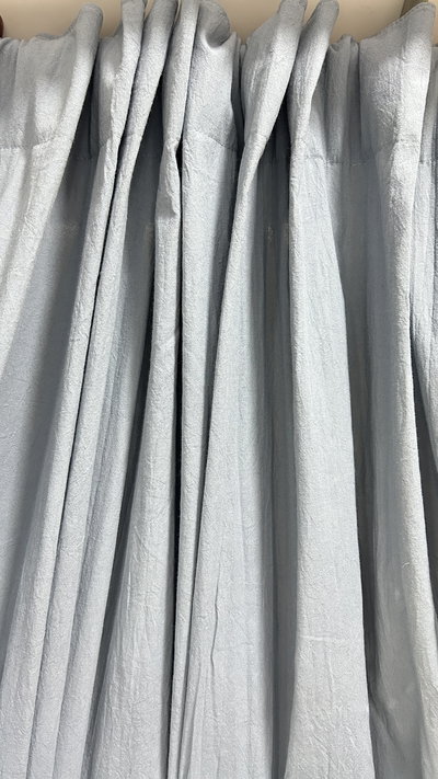 Cortinas de tusor con volados