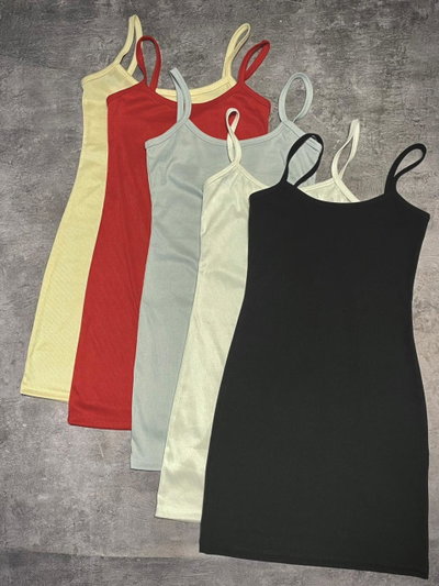 VESTIDO SIMPLE AMARILLO