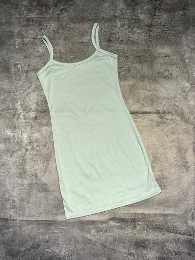 VESTIDO SIMPLE CELESTE