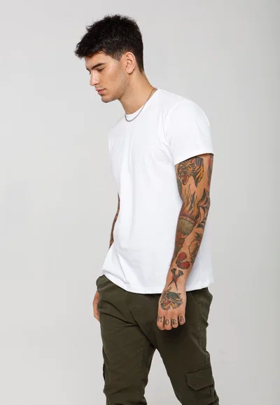 Remera Basica Regular Valker Blanca