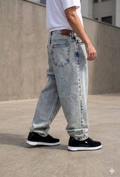 Jean ocn baggy óxido